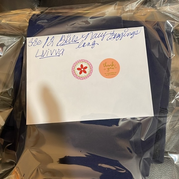 COPY - Ivivva Navy Blue Girls Leggings SOLD - Picture 10 of 10